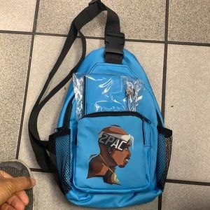 shoulder bag backwoods Orange color